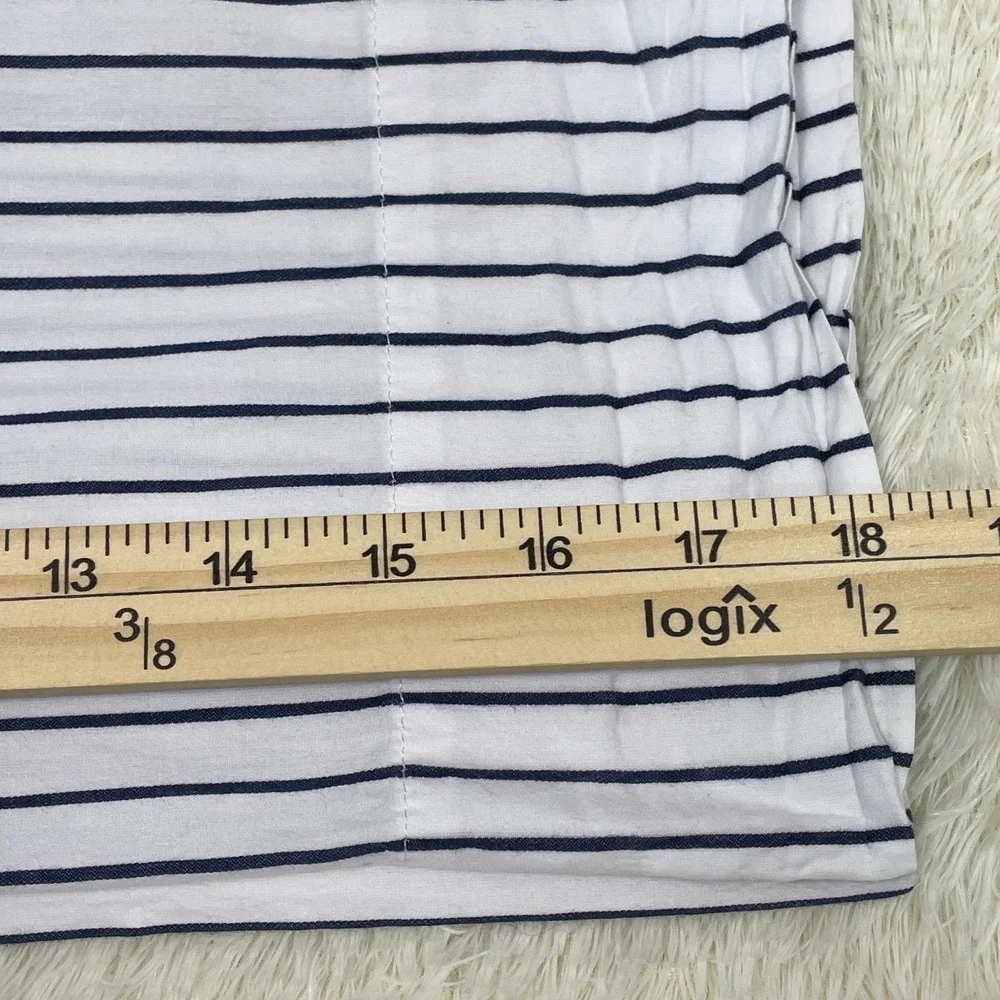 Ralph Lauren Blue Label‎ Pillowcase Set of 2 White Blue Striped Nautical Coastal